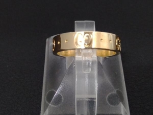 GUCCI K18 ＃7.5 3.8g アイコンリング ブランドアクセサリー 店舗受取可