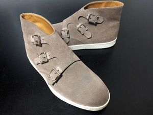 使用僅か ジョンロブ 7 JOHN LOBB トリプルモンク ソフトドレススニーカー 9599