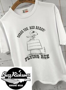 XL BUZZ RICKSON スヌーピー Tシャツ フライングエース レッドバロン バズリクソン BUZZ RICKSONS バズリクソンズ ヴィンテージ