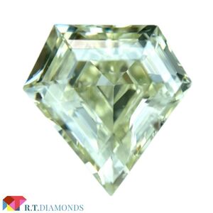 変形ファンシーカット！ LIGHT YELLOW 1.140ct/RT2199/CGL