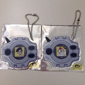 デジモンアドベンチャー デジヴァイス型アクリルキーホルダー 丈&ゴマモン カラ鉄 アイドル★カラオケの鉄人 digimon ダイバーシティ