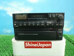 ★　ST190　コロナ　トヨタ　純正　カセット　オーディオ 86120-2B480 & インダッシュ モニター 08545-00105　230116JJ