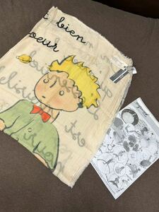 【お値下げ】NO320【インゲボルグ shopにて購入　定価43,000円＋税】イタリア製/ Le Petit Prince 星の王子さま　大判ストール　(外袋付き)