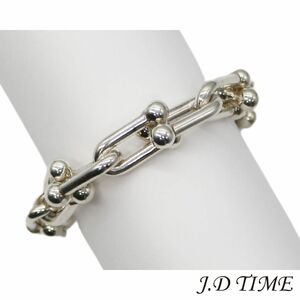 Tiffany＆Co.【ティファニー】 シルバー925 ハードウェア ラージ リンク ブレスレット レディース 60153091【USED】(JD-033440) 