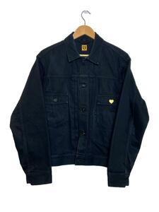 HUMAN MADE◆HUMAN TESTING DENIM JACKET/Gジャン/M/コットン/ブラック/ASAP ROCKY//