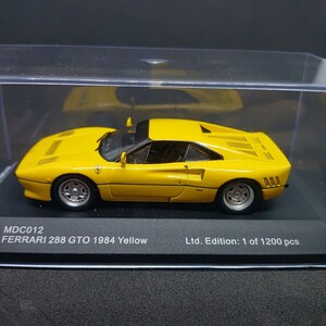 1/43 ixo フェラーリ 288GTO 1984 Yellow www.model-car.com特注1200台限定品