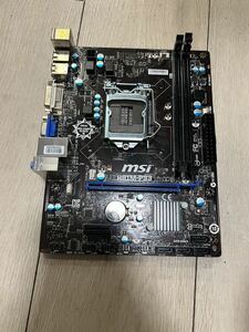 【中古パーツ】BIOS確認のみ、MSI H81M-P33 マザーボード　LGA1150