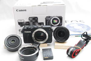 Canon EOS M/EF-M 18-55/EF-M 22 (良品）04-17-02