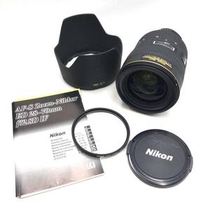 BEm027I 60 状態良好 Nikon レンズ ED AF-S NIKKOR 28-70mm f/2.8D IF MF AF 1:2.8D レンズフード 説明書付き