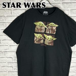 STAR WARS スターウォーズ マンダロリアン キャラTシャツ 半袖 輸入品 春服 夏服 海外古着 映画 洋画 ムービー シネマ ビッグサイズ