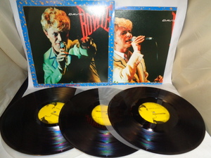 DAVID BOWIE/SERIOUS MOONLIGHT　TOUR 83　WITH　POSTER 3LP