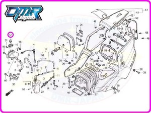 【新品】 キャップ（オイルタンク） MC16 MC18 MC21 MC28 55105-167-020