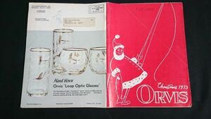 【昭和レトロ 洋書】『ORVIS(オービス) Christmas 1973 フィシング＆アウトドア カタログ』ロッド/リール/毛バリ/テント/寝袋/靴/ウェアー