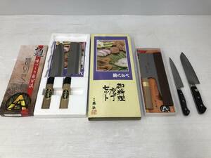 270324◆包丁　5本まとめ　和包丁　麺切包丁　菜切包丁など　源虎徹　勝弘　写真追加あり◆D1