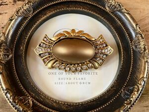 上品 ヴィンテージ ゴールドカラー ブローチ アンティーク アクセサリー ビンテージ 帯留めにも♪ brooch antique vintage accessory G