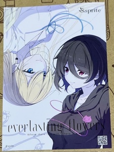 everlasting flowers　メロンブックス配布ポストカード　sprite（スプライト）　イラスト：Suzumori　（２）