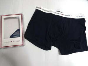 新品　未使用　TOMMY HILFIGER　ウエストロゴ　ボクサーパンツ　トミー ヒルフィガー　ネイビー　81～８５ｃｍ　Ｓ