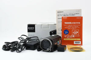 ★動作品 美品★ SONY HDR-CX430V　元箱　バッテリ　充電器　ケーブル類　取説付