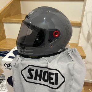 SHOEI グラムスター バサルトグレー XL 2021製造 美品 Mスモーク ピンロック付 アルマイトパーツ付 1点物ショウエイ ツーリング オートバイ