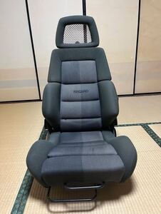 「1円出品」「美品」「希少」レカロ RECARO セミバケ2脚セット LX-L 旧車レア物 ブラック グレー 旧車 LX 当時物