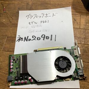 NVIDIA GeForce P361 中古品グラフィックボード動作未確認ジャンクです。