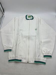 【保管品】FREDPERRY フレッドペリー トラックジャケット ATPタイプ ジャージ ホワイト 未使用？ サイズL メンズ DM1217L