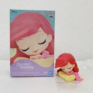 アリエル A(クッションイエロー) 「リトル・マーメイド」 Q posket sleeping Disney Characters -Ariel-★サイズ約７cm〈Ｍ