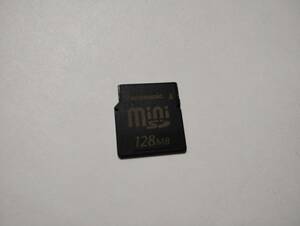 128MB　メガバイト　Panasonic　miniSDカード　メモリーカード　ミニSDカード