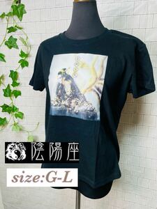 陰陽座 金剛九尾 2009 ツアーTシャツ ユナイテッドアスレ サイズG-L ロックバンド ブラック 半袖 121024-008