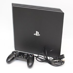 186)【１円スタート♪】Sony ソニー Playstation4 Pro プレイステーション4 プロ PS4 CUH-7100B 1TBから500GBに換装 ジェットブラック