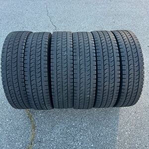 本州送料無料　ブリヂストン BLIZZAK W989 205/80R17.5 120/118N LT スタッドレス 6本セット