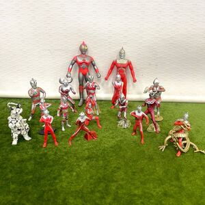 ★☆昭和レトロ/当時もの ソフビ/人形 ウルトラマン 円谷プロ ウルトラマン/ウルトラセブン/ウルトラマンレオ/エレキングなど