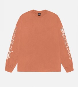 日本完売！　2024aw　Stussy SUPERIOR QUALITY LS TEE PIGMENT DYED　　ロサンゼルスから最新本物をお届け!!