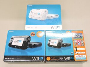 Nintendo 任天堂 Wii U 本体 32GB 8GB クロ シロ まとめ ジャンク品[B038I496]