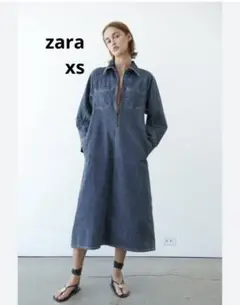 zara DENIM DRESS  ZARAデニムワンピース