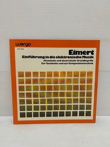 ◇D151◇ LP レコード 美盤 Herbert Eimert アイメルト Einfhrung In Die Elektronische Musik 電子音楽入門 WER 60006