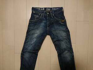 G-STAR RAW♪MEN JACK PANT♪Italy♪ジースター♪立体裁断♪希少♪W28 L30♪50095 755 166