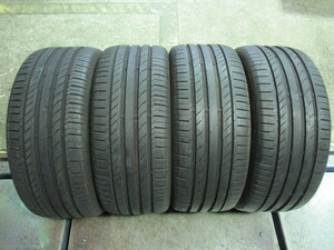 ｉ－１３５１１　２４５／４５Ｒ１７　コンチネンタル　コンチスポーツコンタクト５　MO　２０１６年製　６，７分山　４本