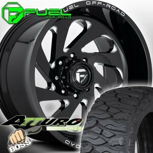 FUEL D637 20x10J VORTEX ハマー H2 H1 HUMMER 新品 20インチマッドタイヤホイールセット ATTURO TRAIL BLADE BOSS LT325/60R20 35x13.0R20