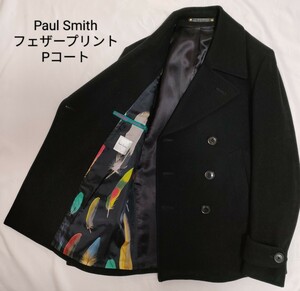 ポールスミス　Pコート　現行タグ　フェザープリント　Paul Smith　ピーコート