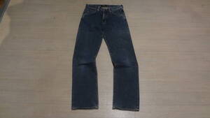 送料230円☆W28inch★Wrangler★ストレート★極上色落ちデニム/ジーンズインディゴ★エドウィン/ラングラー★ボトムス★カジュアルメンズ