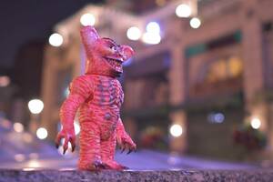 2012 X グレムX ピンク成型 ランペイジトイ GREM-X RAMPAGE TOYS SKULL HEAD BUTT S.H.B MOVIE KAIJU TOYS SOFUBI