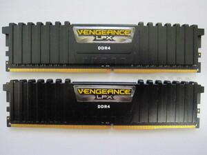 VENGEANCE LPX CMK16GX4M2A2666C16 DDR4-2666 8GBが2枚 計 16GB 動作品