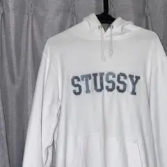 《激レア》STUSSY ステューシー パーカー ホワイト 白