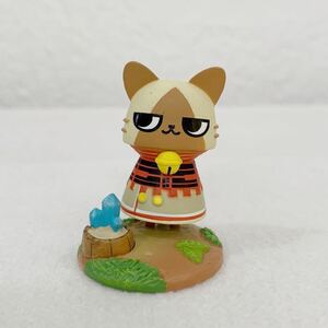 ネコートさん　トレーディングマスコット モンハン アイルー村のなかまたち Vol.2 フィギュア★高さ約4.5cm〈h2e