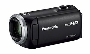 【中古】パナソニック HDビデオカメラ V480MS 32GB 高倍率90倍ズーム ブラック HC-V480MS-K