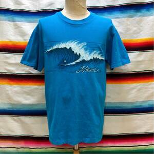 90’s Hanes HAWAII サーフィン 柄 Tシャツ 検索:古着 アメカジ ビンテージ シングルステッチ ハワイ 90年代