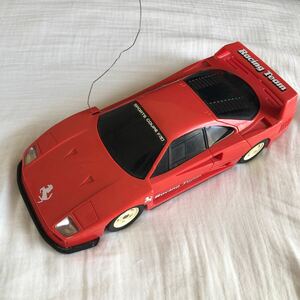 フェラーリ F40 ラジオコントロールカー ラジコン コントローラー欠品 トイコー ターボ付き ヘッドライト ジャンク