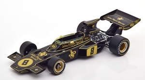 ixo　1/24　ロータス・72D　#8　E．フィッティパルディ　1972 イギリスGP　チャンピオン　JPS仕様