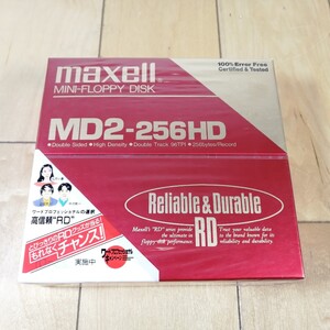 希少!!　新品　未開封!!　maxell　マクセル　2HD　5インチ　ミニフロッピーディスク　MD2-256HD-RD　10枚セット!!